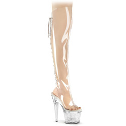 Pleaser SPECTATOR-3019C Transparent Sale Women