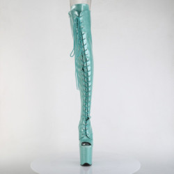 Pleaser FLAMINGO-3021GP Baby Blue Glitter Patent Sale
