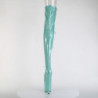 Pleaser FLAMINGO-3021GP Baby Blue Glitter Patent Sale