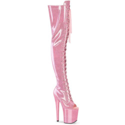 Pleaser FLAMINGO-3021GP Thigh high boots