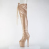 Pleaser FLAMINGO-3021GP Gold Glitter Patent Sale Women