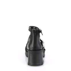 Demonia BRATTY-30 Black Women Chunky Platform Shoes