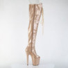 Pleaser FLAMINGO-3021GP Gold Glitter Patent Sale Women