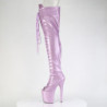 Pleaser FLAMINGO-3021GP Lila Glitter Patent Sale Women