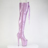 Pleaser FLAMINGO-3021GP Lila Glitter Patent Sale Women