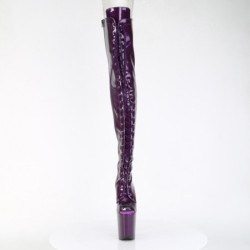 Pleaser FLAMINGO-3021GP Purple Glitter Patent Sale Women