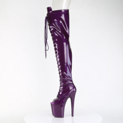 Pleaser FLAMINGO-3021GP Purple Glitter Patent Sale Women