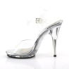 Fabulicious POISE-508 Clear High Heeled Sandals Women