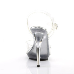 Fabulicious POISE-508 Clear High Heeled Sandals Women