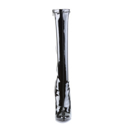 Devious DOMINA-2000 Patent Stiletto Heeled Boots