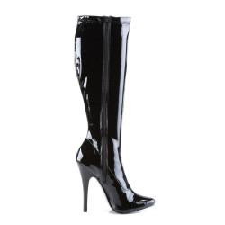 Devious DOMINA-2000 Patent Stiletto Heeled Boots