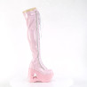 Demonia DYNAMITE-300 Rose Thigh High Wedge Boots